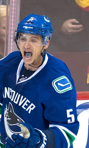 Luca Sbisa scores 36 seconds into OT as Canucks beat Jets